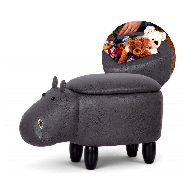 Tierhocker HIPPO mit Stauraum - Organizer &amp; Sitzbox für Kinder