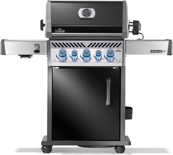 Gasgrill ROGUE® PRO-S 425 Schwarz mit Gussrosten inkl. Drehspieß